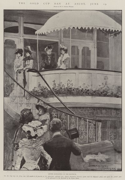 6月19日、アスコットでのゴールドカップの日 作： Henry Charles Seppings Wright